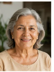 Retrato de Lucia Fernandes, de Curitiba, PR
